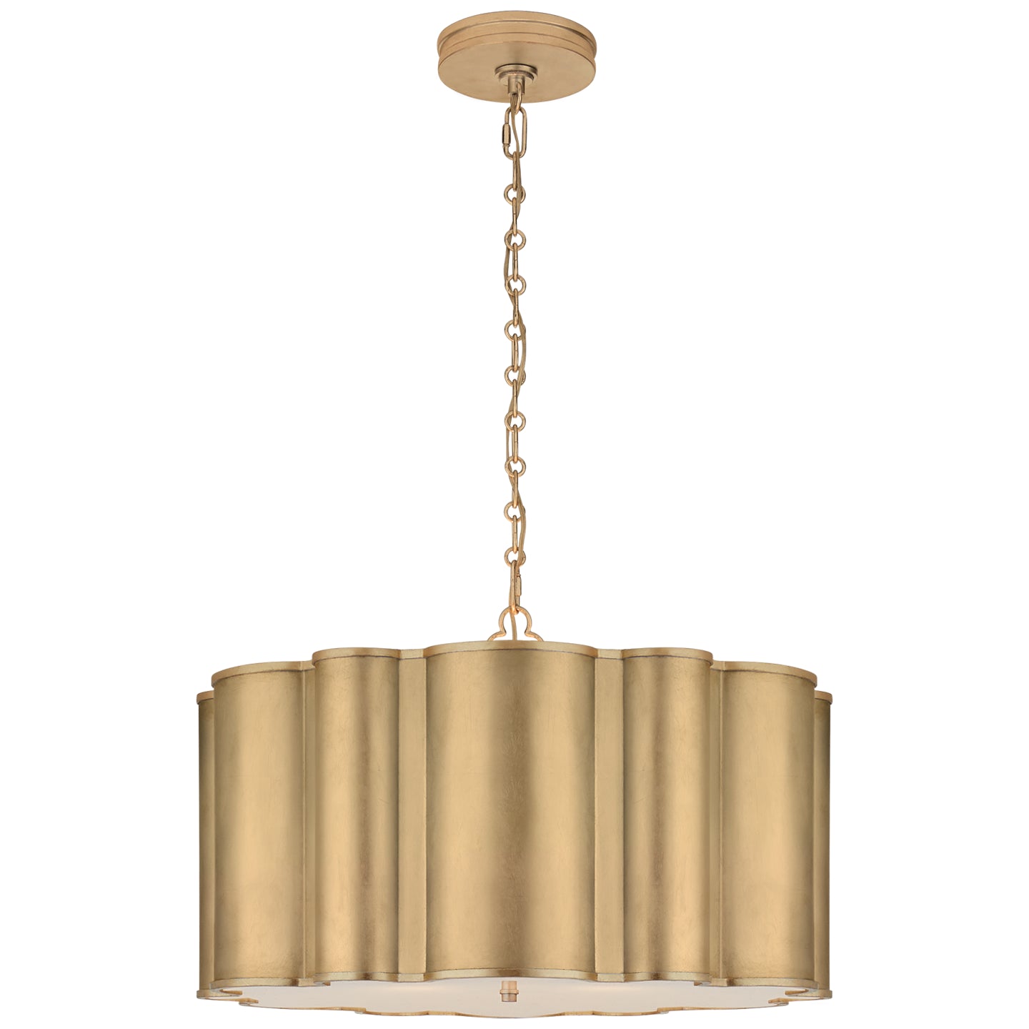 Visual Comfort Signature - AH 5215G-FA - Four Light Pendant - Markos - Gild