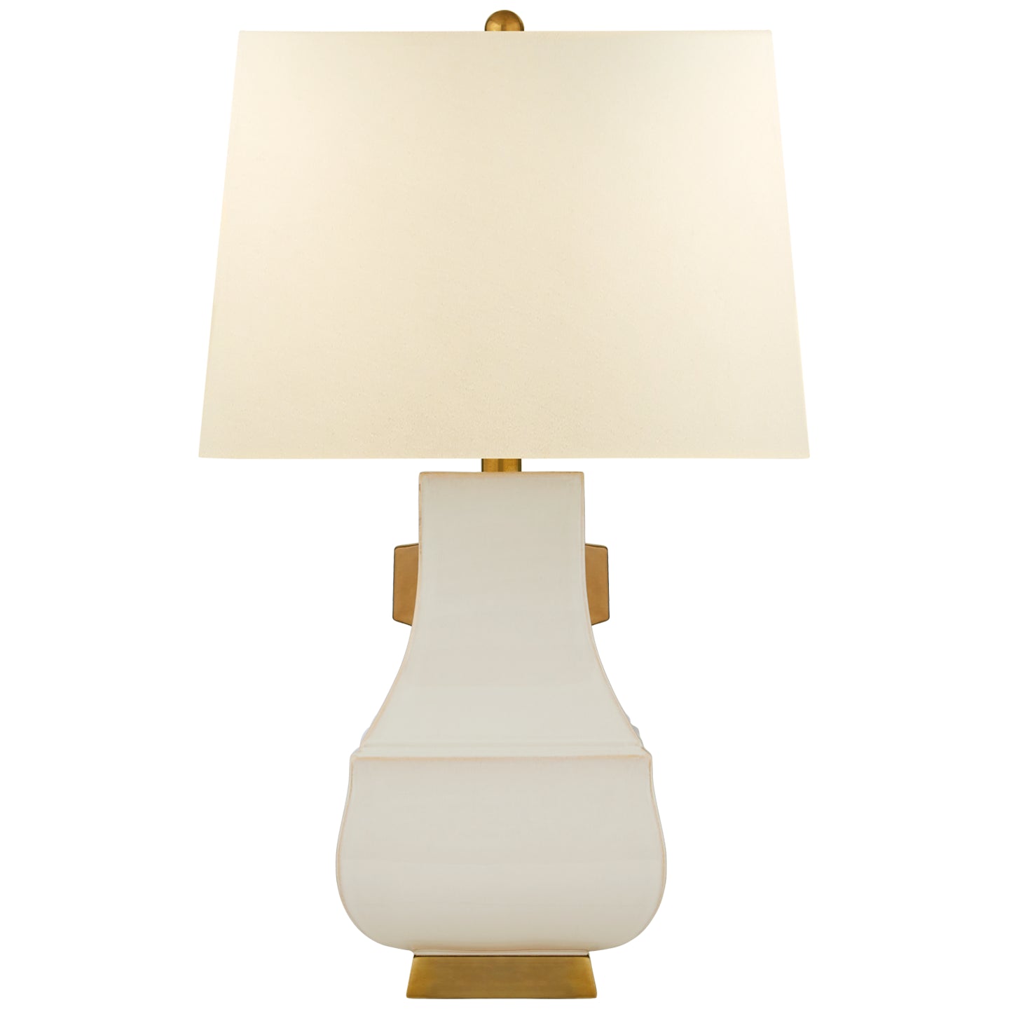 Visual Comfort Signature - CHA 8694IVO/BG-PL - One Light Table Lamp - Kang Jug - Ivory with Burnt Gold