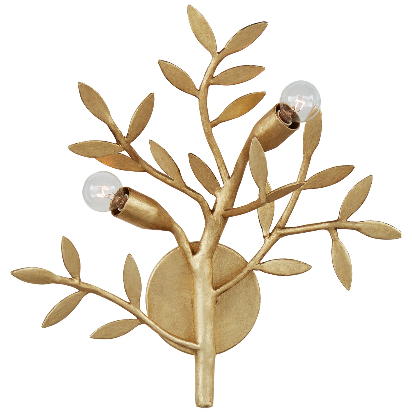 Visual Comfort Signature - JN 2070AGL - Two Light Wall Sconce - Mandeville - Antique Gold Leaf