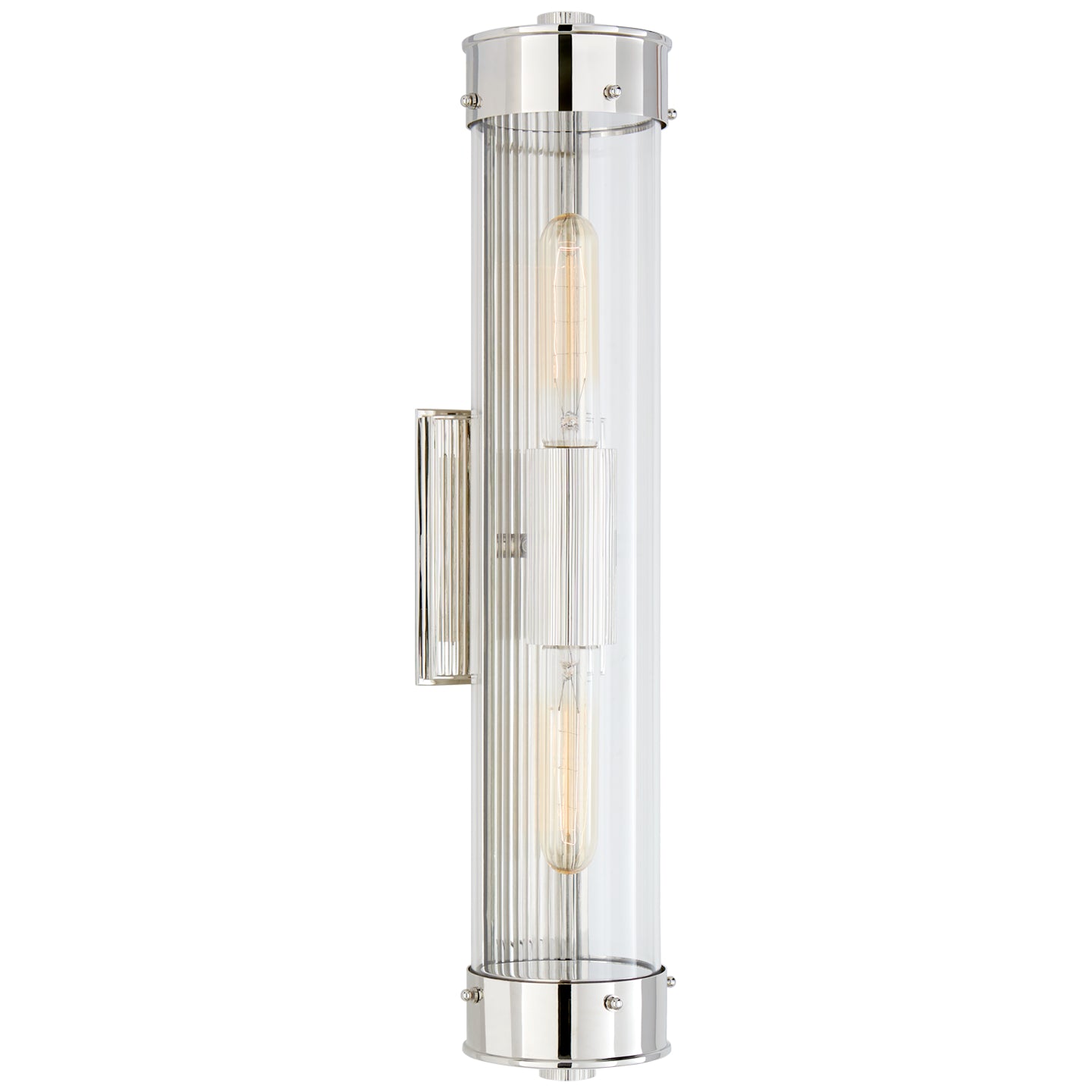 Visual Comfort Signature - TOB 2318PN-CG - Two Light Bath Sconce - Marais - Polished Nickel