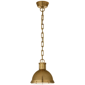 Visual Comfort Signature - TOB 5068HAB - One Light Pendant - Hicks - Hand-Rubbed Antique Brass