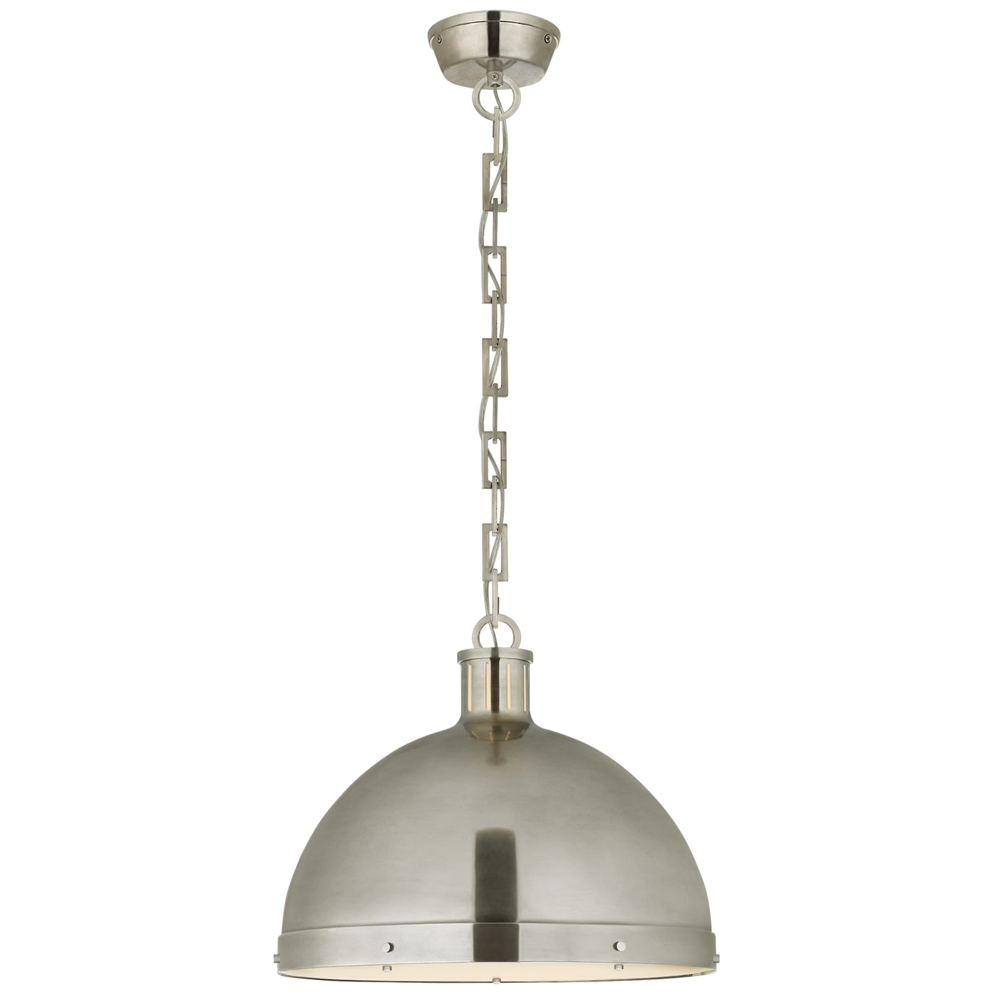 Visual Comfort Signature - TOB 5071AN - Two Light Pendant - Hicks - Antique Nickel