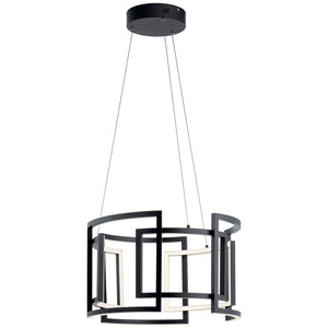Kichler - 84133 - LED Chandelier - Melko - Black