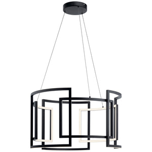 Kichler - 84134 - LED Chandelier - Melko - Black