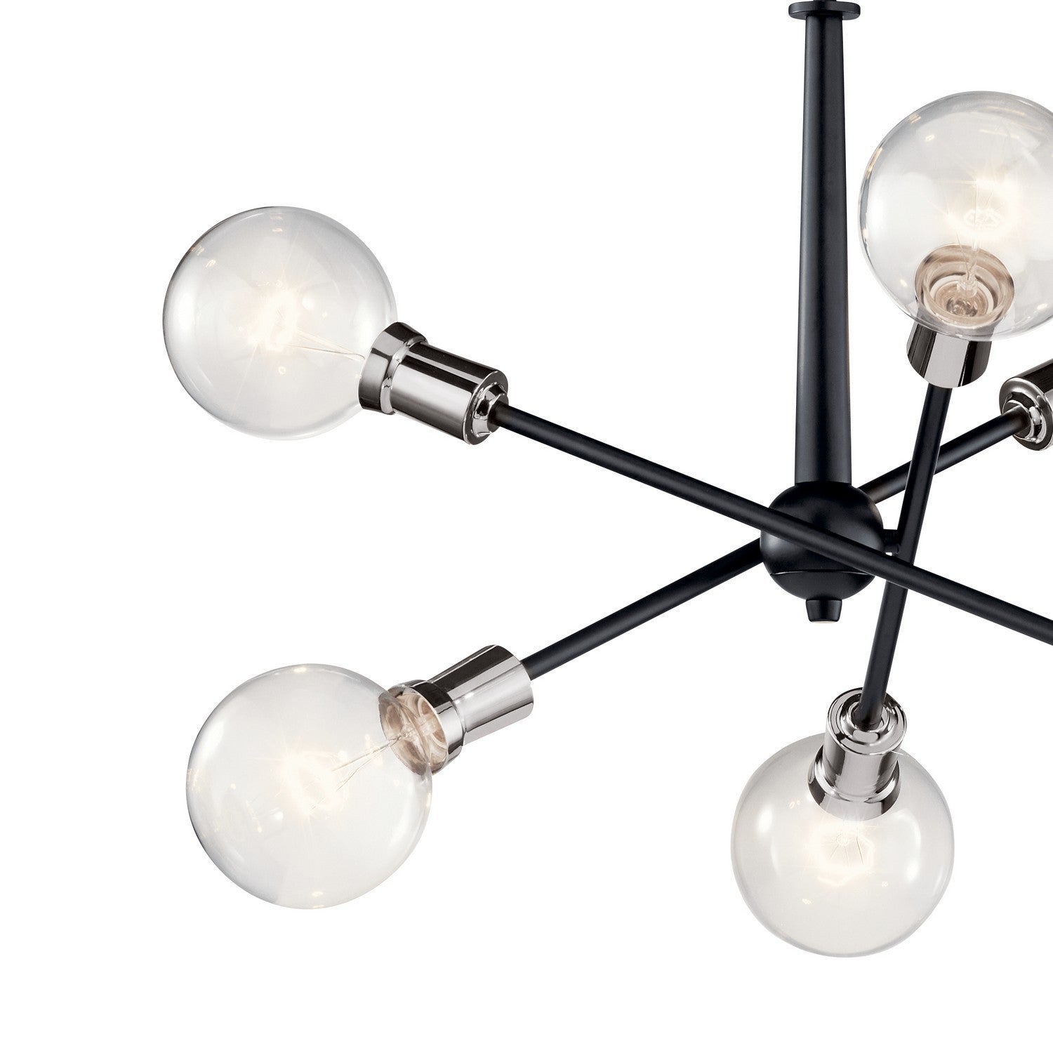 Kichler - 43095BK - Six Light Chandelier - Armstrong - Black