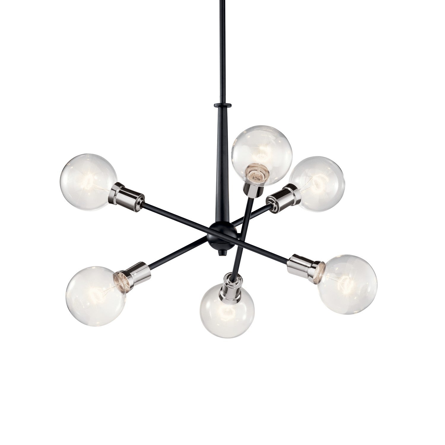 Kichler - 43095BK - Six Light Chandelier - Armstrong - Black