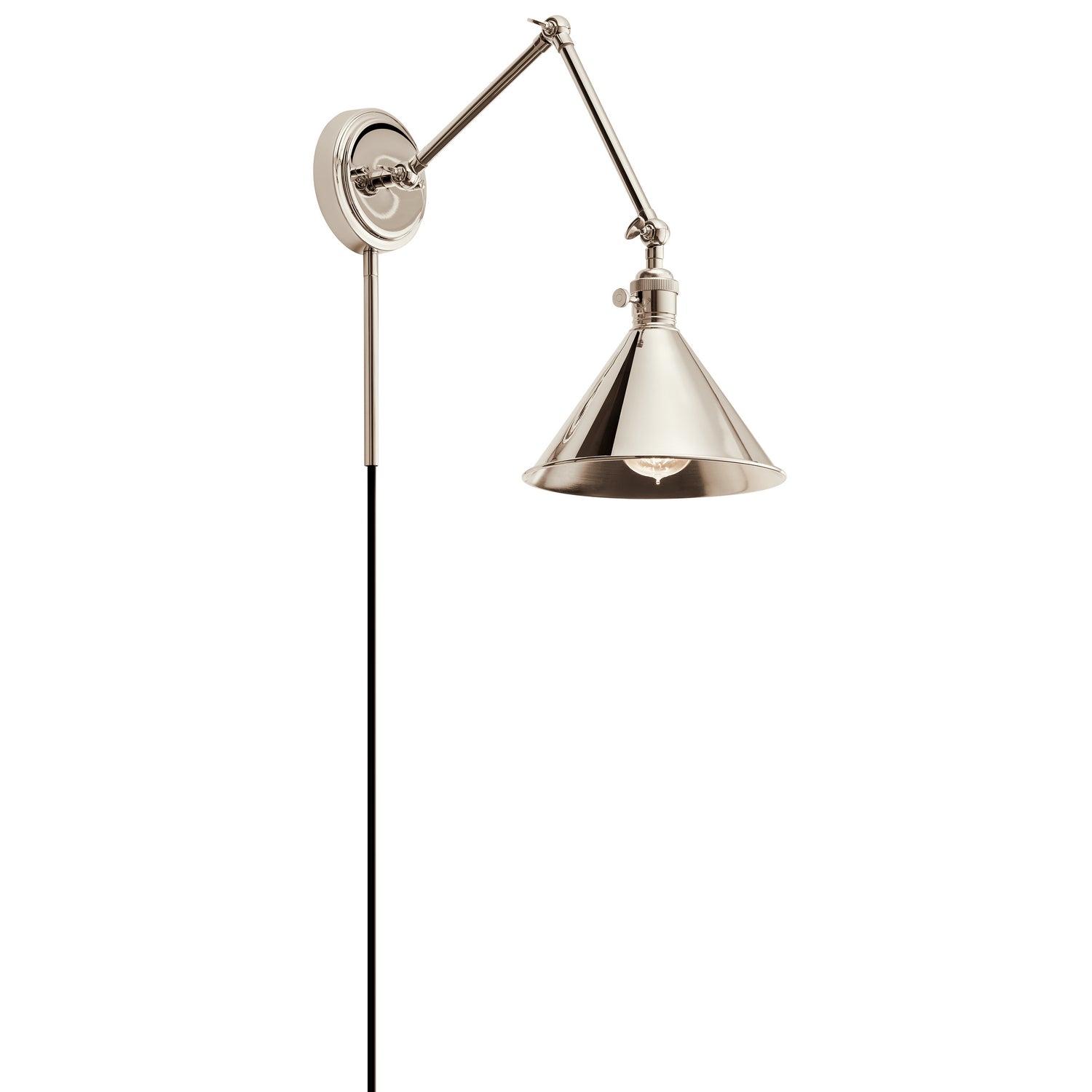 Kichler - 43115PN - One Light Wall Sconce - Ellerbeck - Polished Nickel