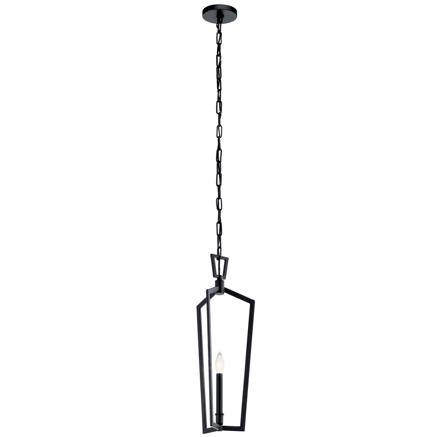 Kichler - 43497BK - One Light Mini Pendant - Abbotswell - Black