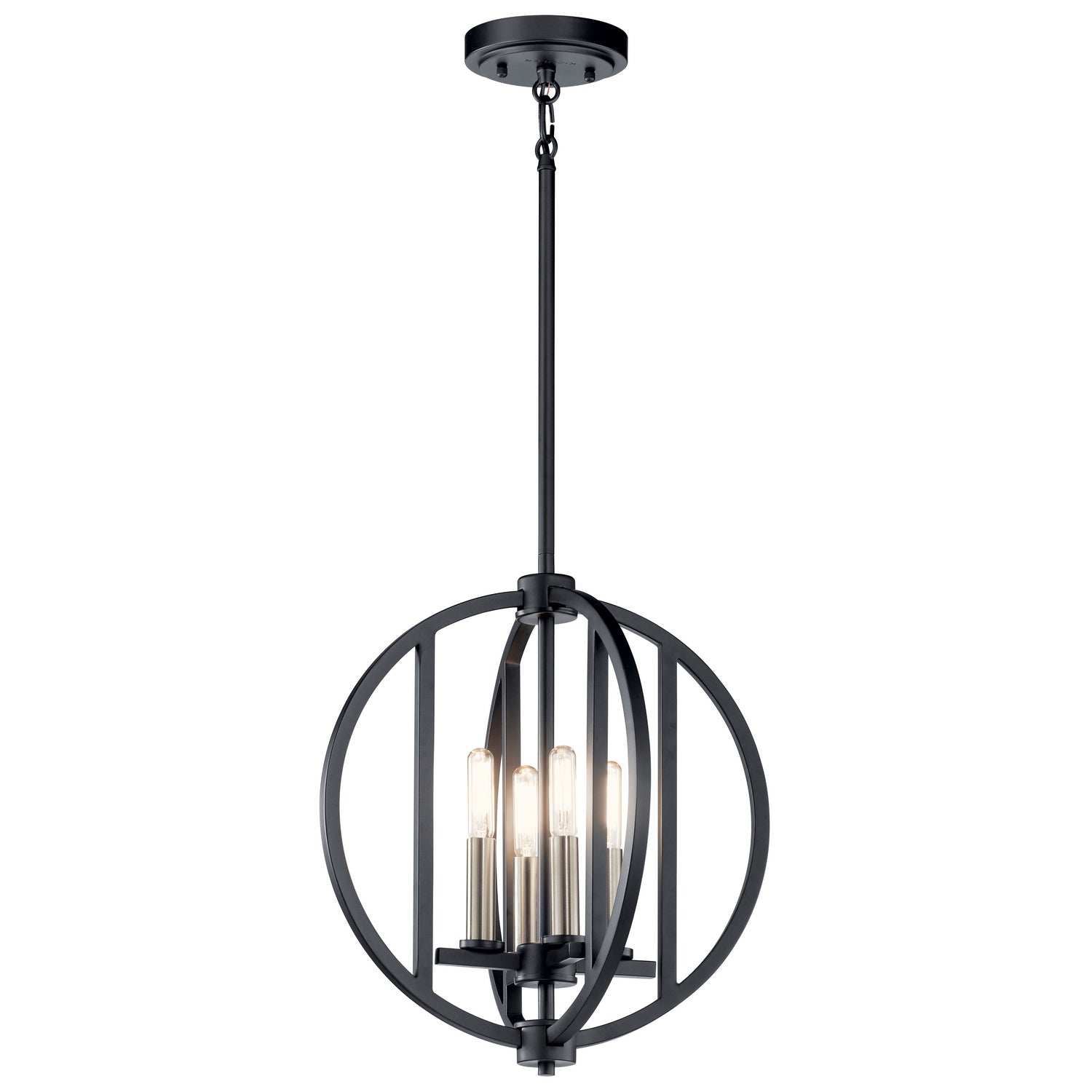 Kichler - 43642BK - Four Light Chandelier - Samural - Black