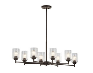 Kichler - 44035OZ - Eight Light Chandelier - Winslow - Olde Bronze