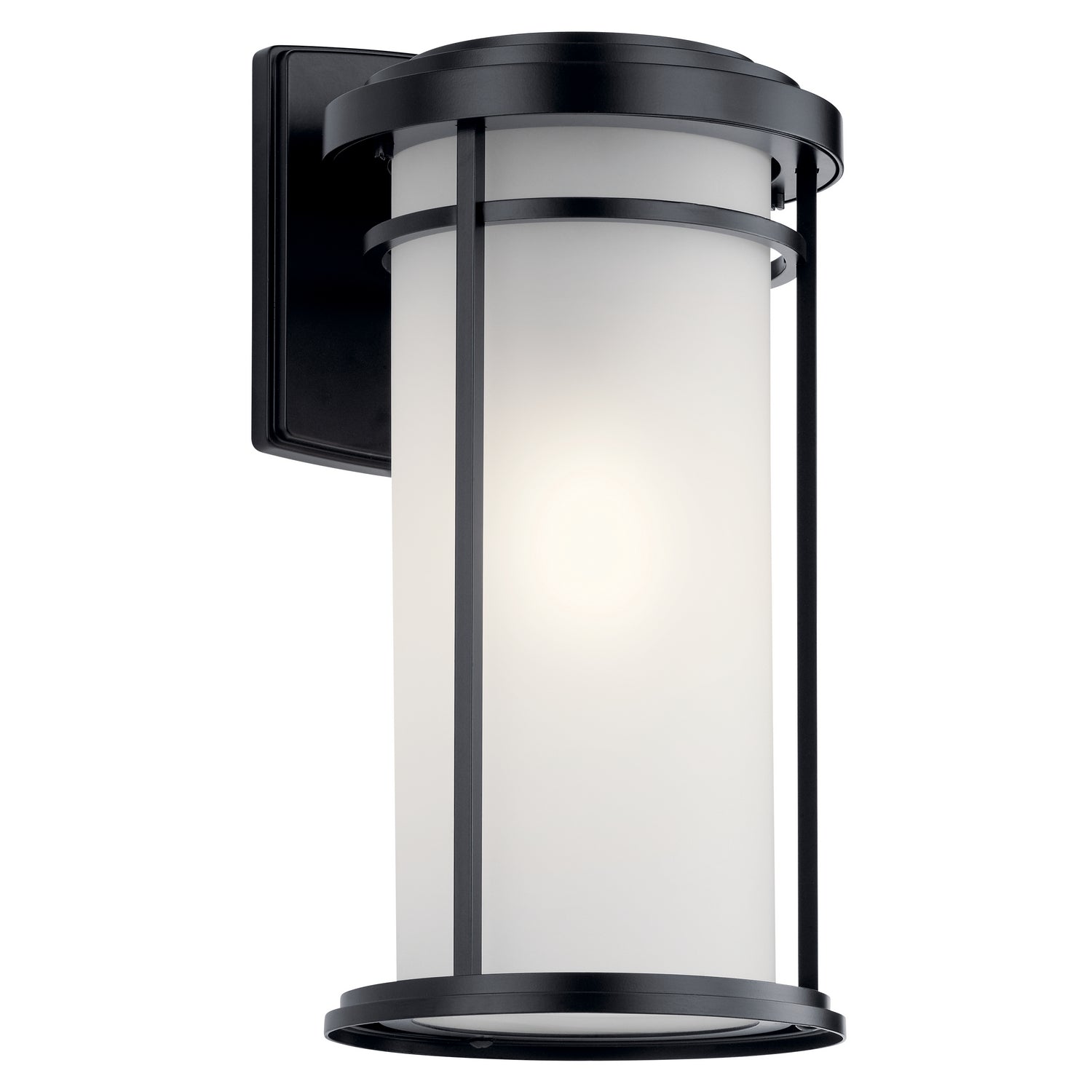 Kichler - 49688BK - One Light Outdoor Wall Mount - Toman - Black