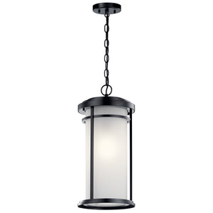 Kichler - 49689BK - One Light Outdoor Pendant - Toman - Black