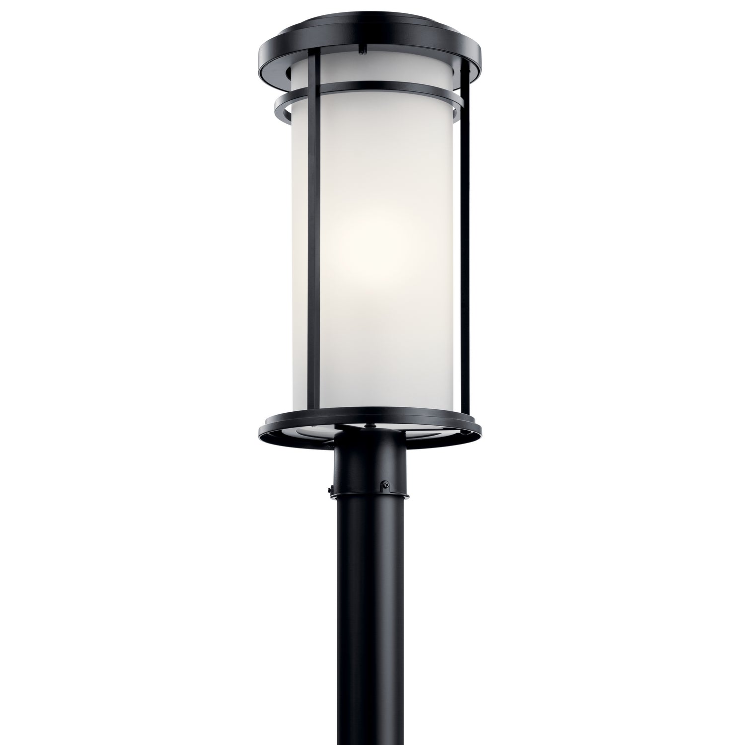 Kichler - 49690BK - One Light Outdoor Post Mount - Toman - Black