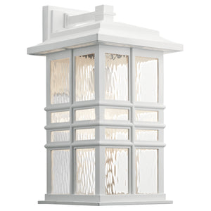 Kichler - 49831WH - One Light Outdoor Wall Mount - Beacon Square - White