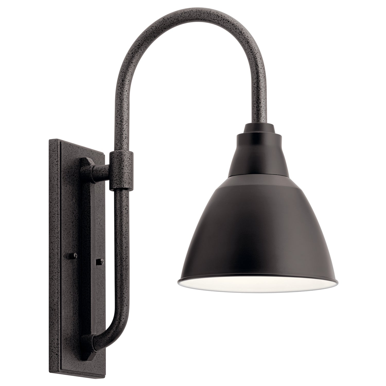 Kichler - 49836BK - One Light Outdoor Wall Mount - Pellinord - Black