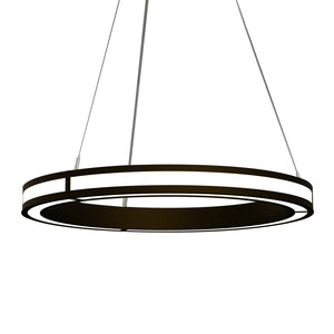 UltraLights - 18409-36-CH-OA-04 - LED Pendant - Strata - Chestnut