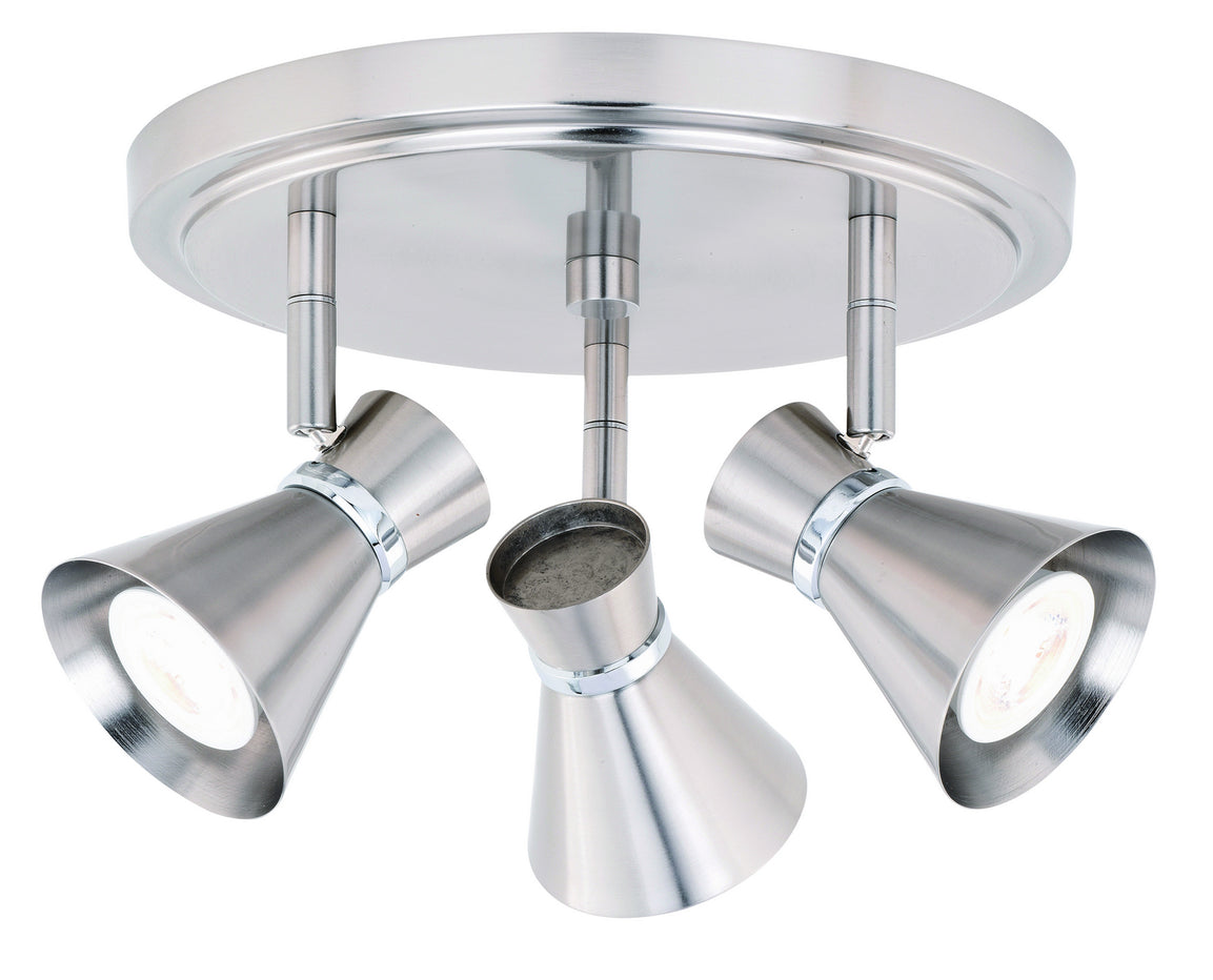 Vaxcel - C0219 - LED Directional Ceiling Light - Alto - Brushed Nickel/Chrome