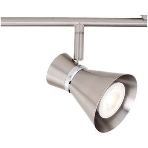 Vaxcel - C0220 - LED Directional Ceiling Light - Alto - Brushed Nickel and Chrome