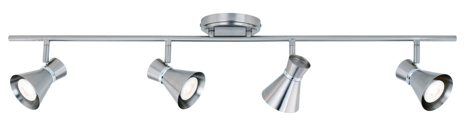 Vaxcel - C0220 - LED Directional Ceiling Light - Alto - Brushed Nickel and Chrome