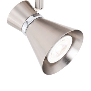 Vaxcel - C0221 - LED Swing Directional Ceiling Light - Alto - Brushed Nickel and Chrome