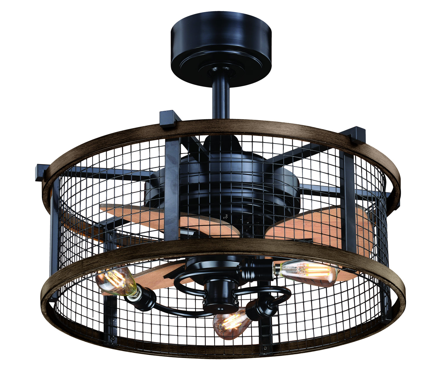 Vaxcel - F0061 - 21"Ceiling Fan - Humboldt - Oil Rubbed Bronze and Burnished Teak