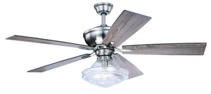 Vaxcel - F0067 - 52"Ceiling Fan - Huntley - Satin Nickel