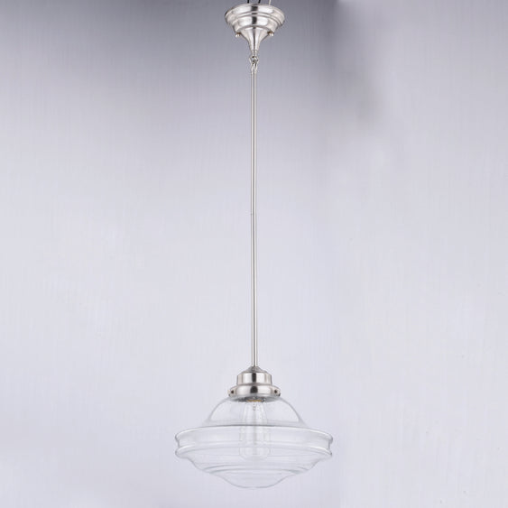 Vaxcel - P0268 - One Light Pendant - Huntley - Satin Nickel