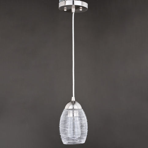 Vaxcel - P0271 - One Light Mini Pendant - Isley - Satin Nickel