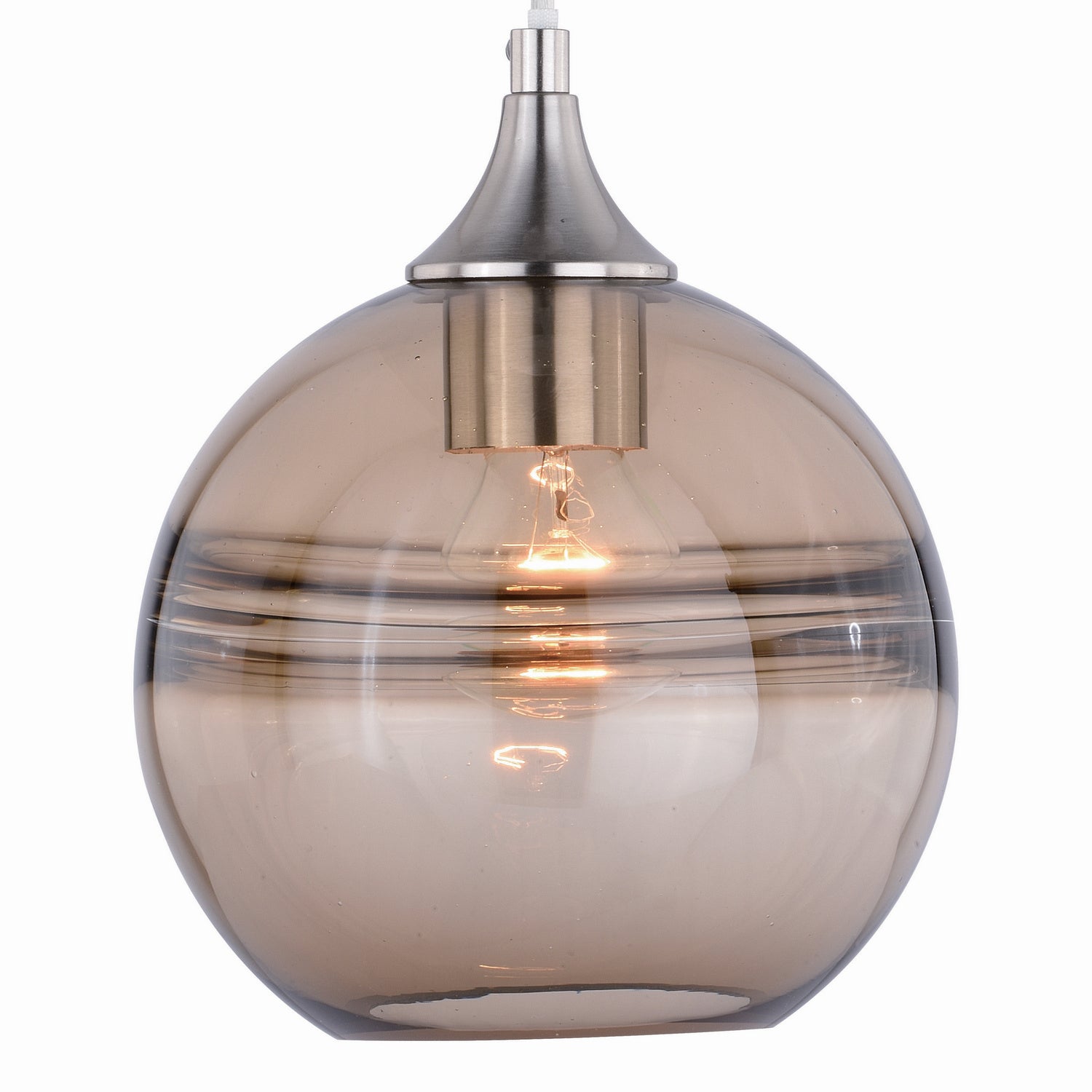 Vaxcel - P0274 - One Light Mini Pendant - Milano - Satin Nickel