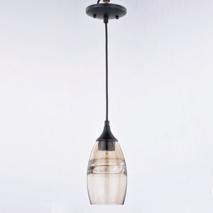 Vaxcel - P0277 - One Light Mini Pendant - Milano - Oil Rubbed Bronze