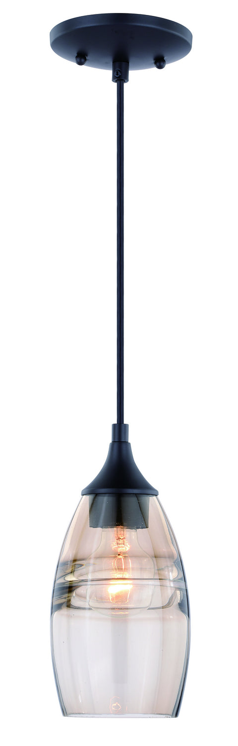 Vaxcel - P0277 - One Light Mini Pendant - Milano - Oil Rubbed Bronze