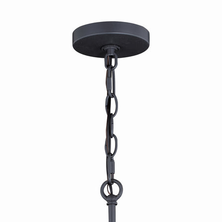 Vaxcel - P0282 - One Light Mini Pendant - Hailey - Black Graphite/Satin Nickel