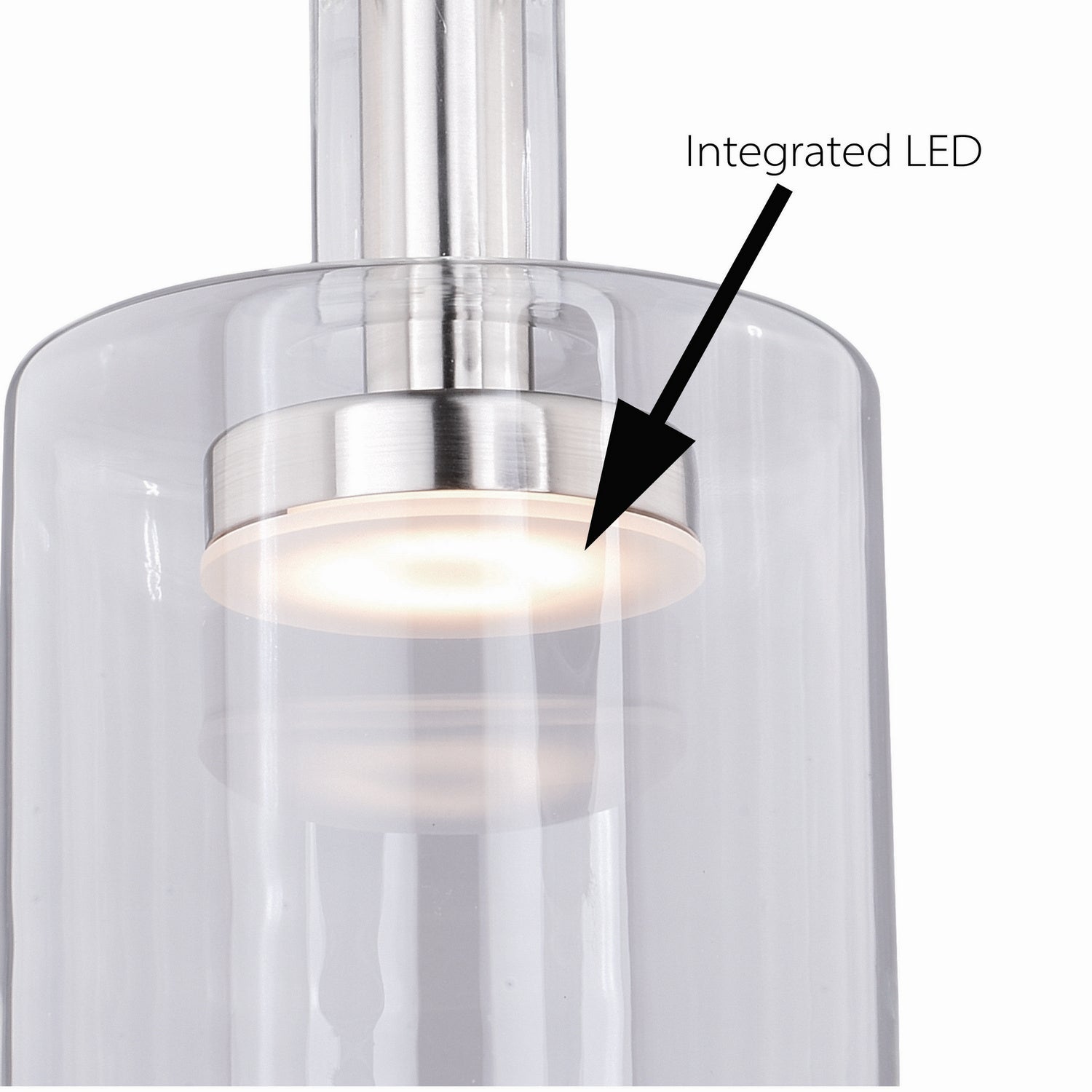 Vaxcel - P0283 - LED Mini Pendant - Bunsen - Satin Nickel