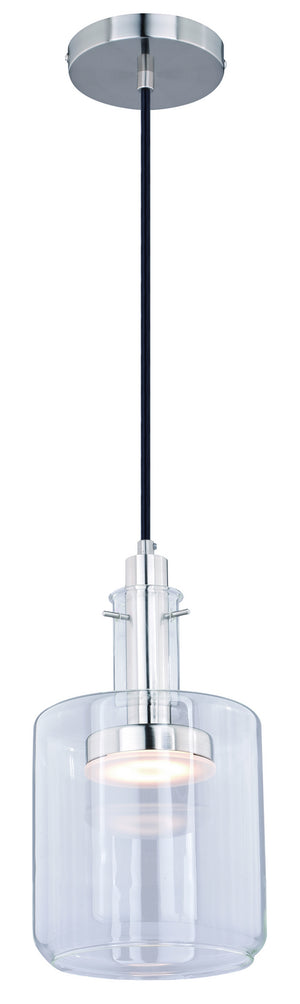 Vaxcel - P0283 - LED Mini Pendant - Bunsen - Satin Nickel