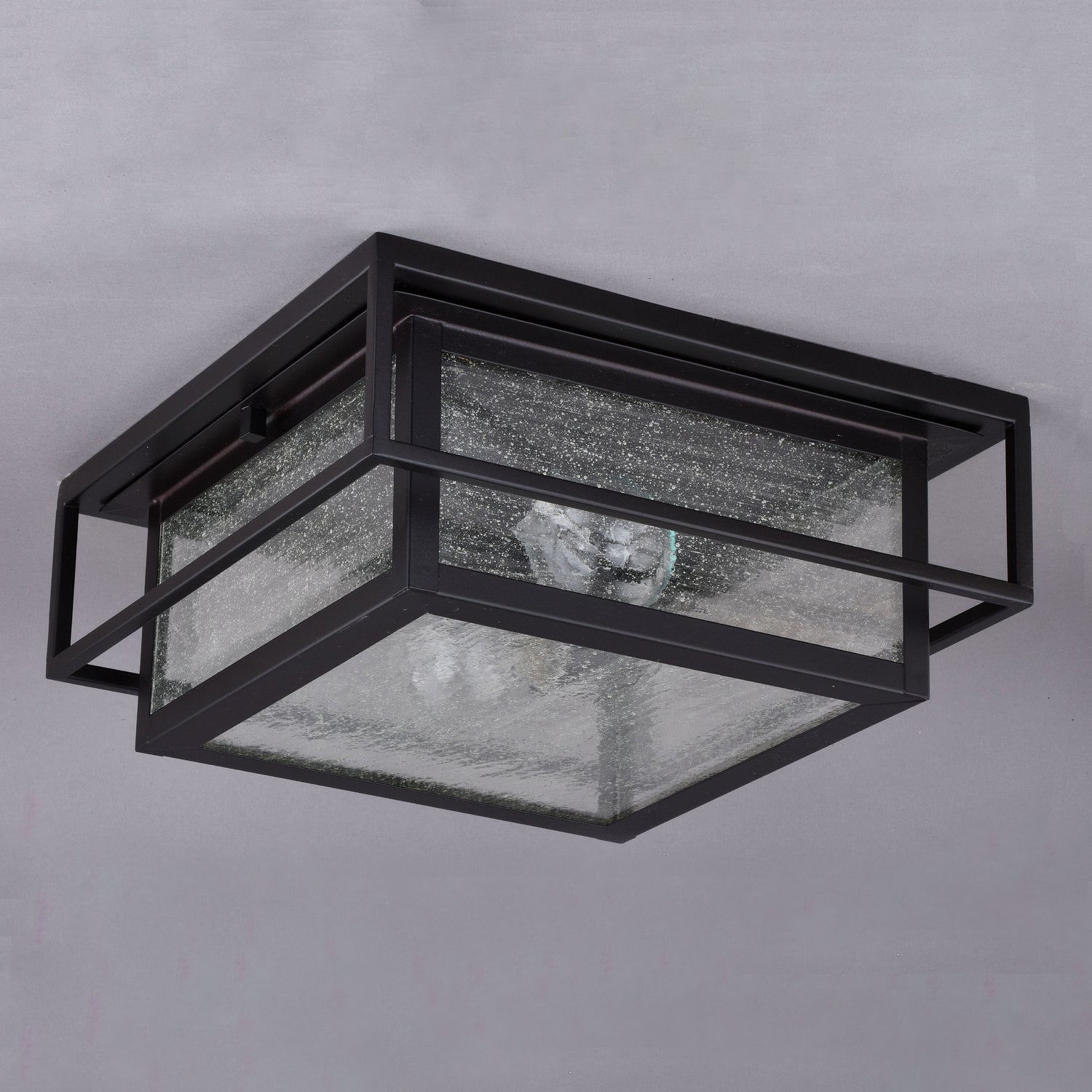 Vaxcel - T0470 - Two Light Outdoor Flush Mount - Hyde Park - Espresso Bronze