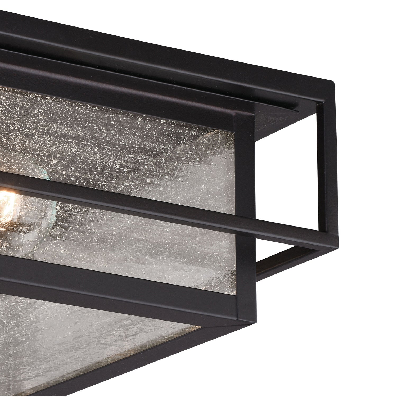 Vaxcel - T0470 - Two Light Outdoor Flush Mount - Hyde Park - Espresso Bronze