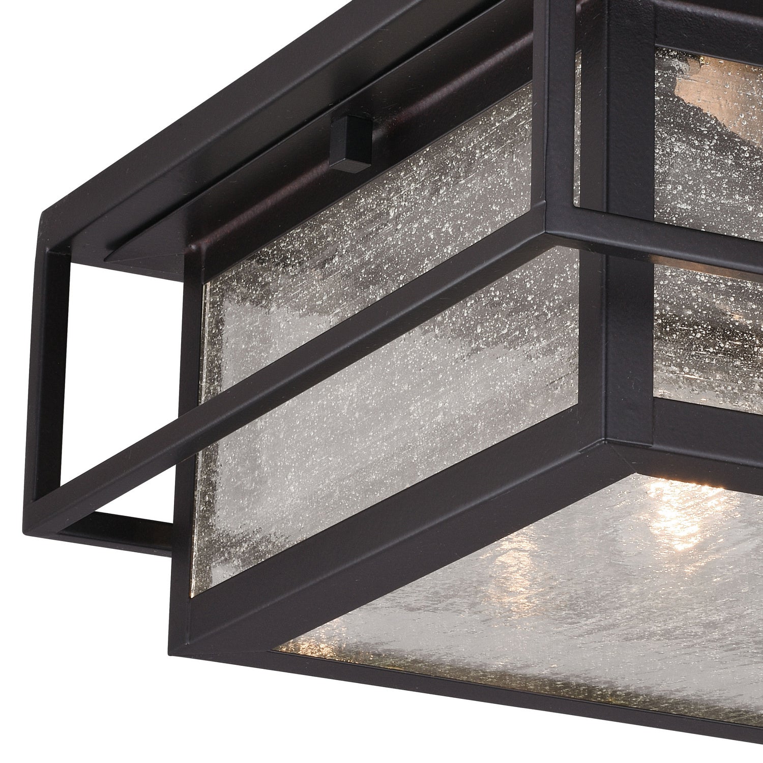 Vaxcel - T0470 - Two Light Outdoor Flush Mount - Hyde Park - Espresso Bronze