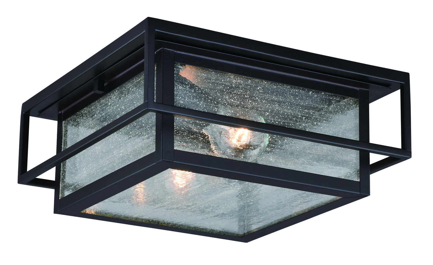 Vaxcel - T0470 - Two Light Outdoor Flush Mount - Hyde Park - Espresso Bronze