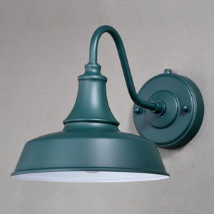 Vaxcel - T0482 - One Light Outdoor Wall Mount - Dorado - Hunter Green and White