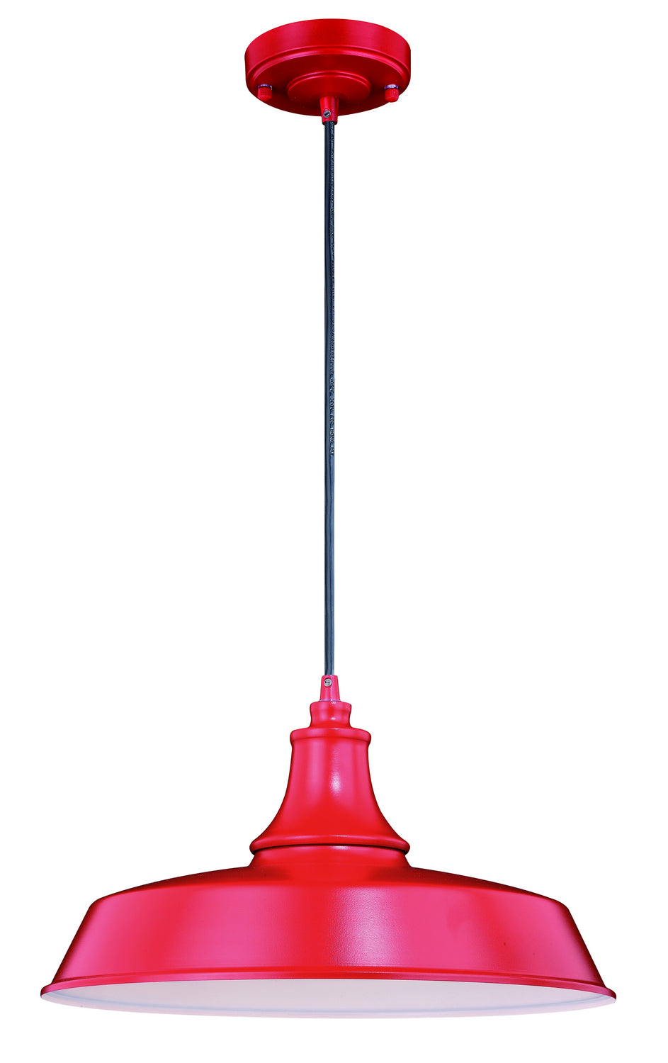 Vaxcel - T0489 - One Light Outdoor Pendant - Dorado - Red and White