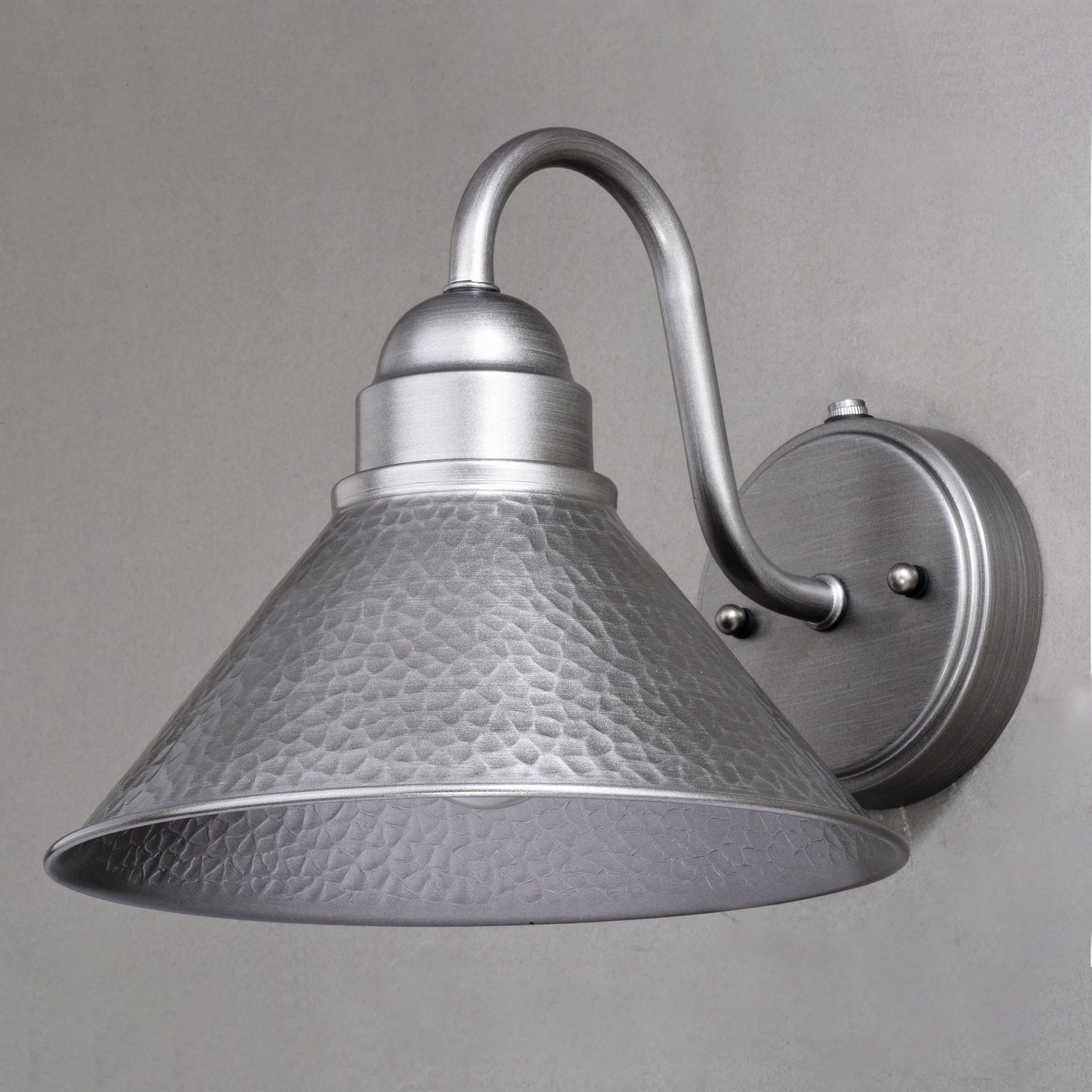 Vaxcel - T0490 - One Light Outdoor Wall Mount - Outland - Brushed Pewter