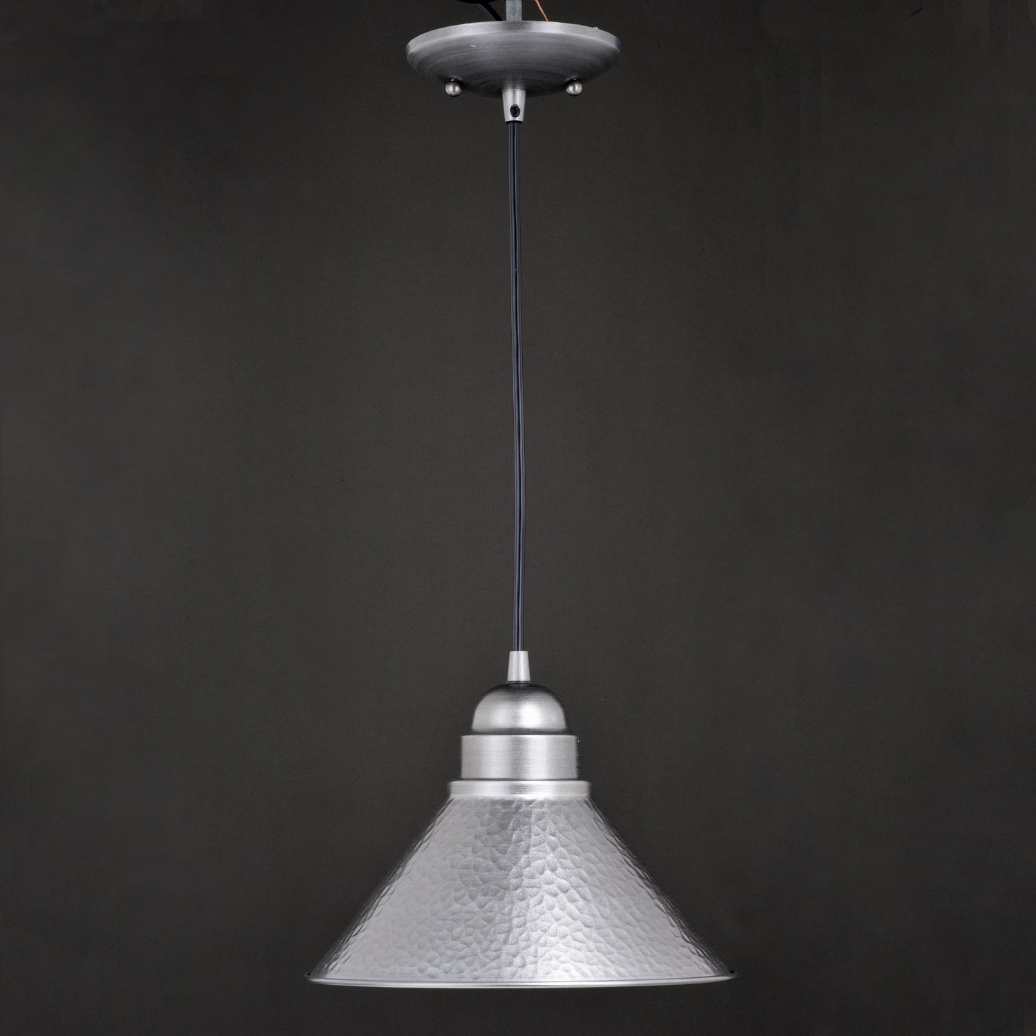 Vaxcel - T0493 - One Light Outdoor Pendant - Outland - Brushed Pewter