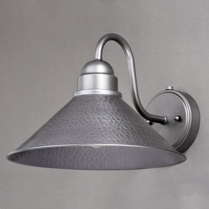 Vaxcel - T0494 - One Light Outdoor Wall Mount - Outland - Brushed Pewter