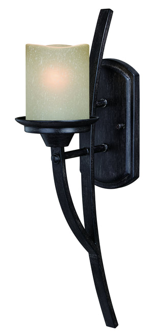 Vaxcel - W0300 - One Light Wall Sconce - Halifax - Black Walnut