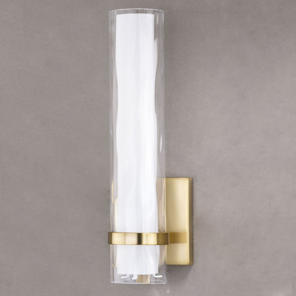 Vaxcel - W0309 - One Light Vanity - Vilo - Golden Brass