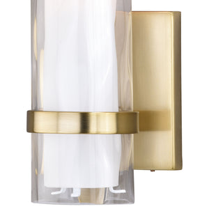 Vaxcel - W0309 - One Light Vanity - Vilo - Golden Brass