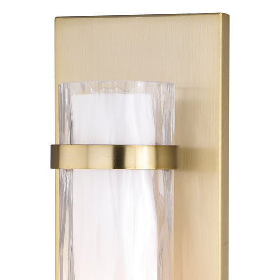 Vaxcel - W0310 - One Light Vanity - Vilo - Golden Brass