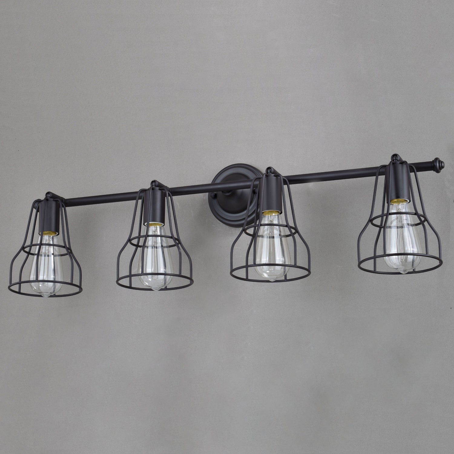 Vaxcel - W0314 - Four Light Vanity - Clybourn - Oil Rubbed Bronze