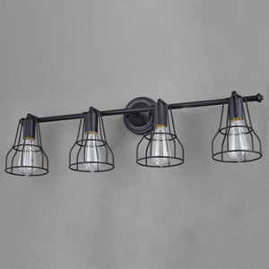 Vaxcel - W0314 - Four Light Vanity - Clybourn - Oil Rubbed Bronze