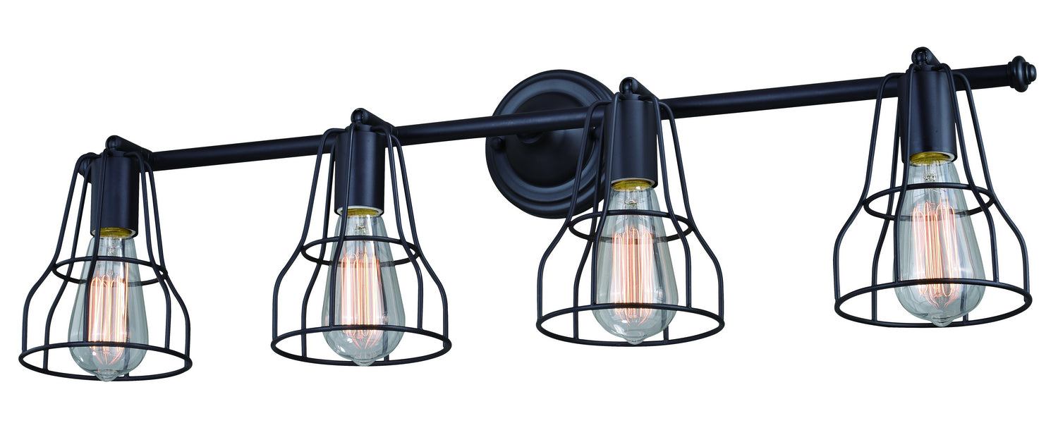 Vaxcel - W0314 - Four Light Vanity - Clybourn - Oil Rubbed Bronze